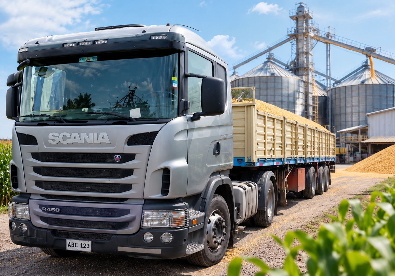 Scania con semirremolque