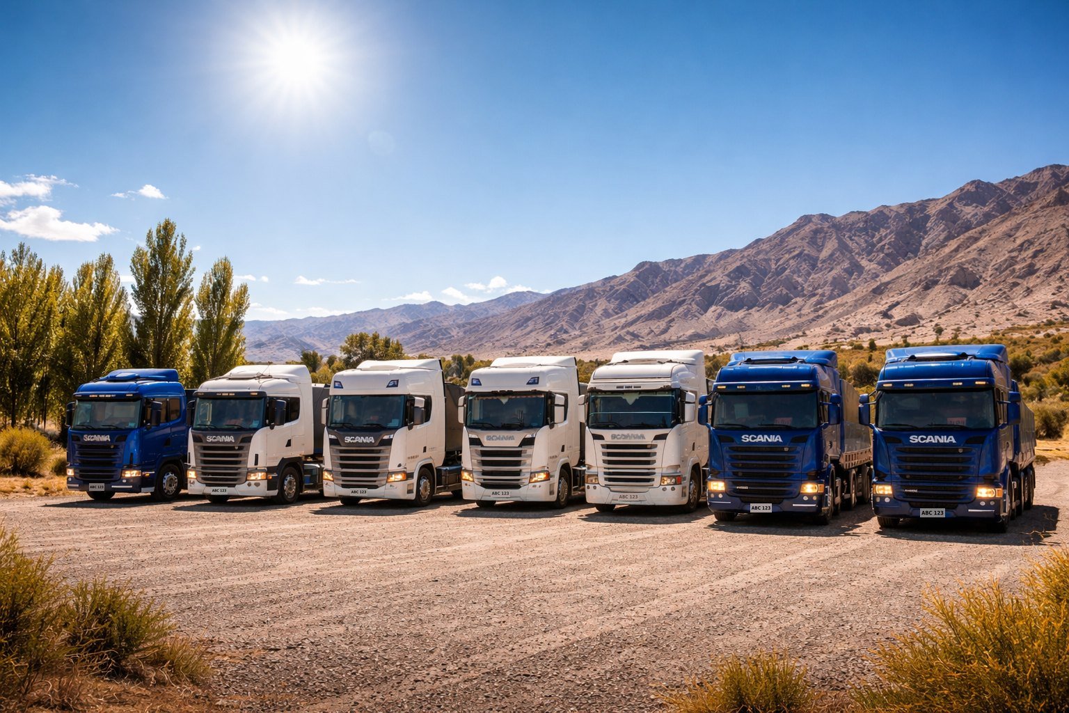 Flota Scania de Transportes Merco Sud