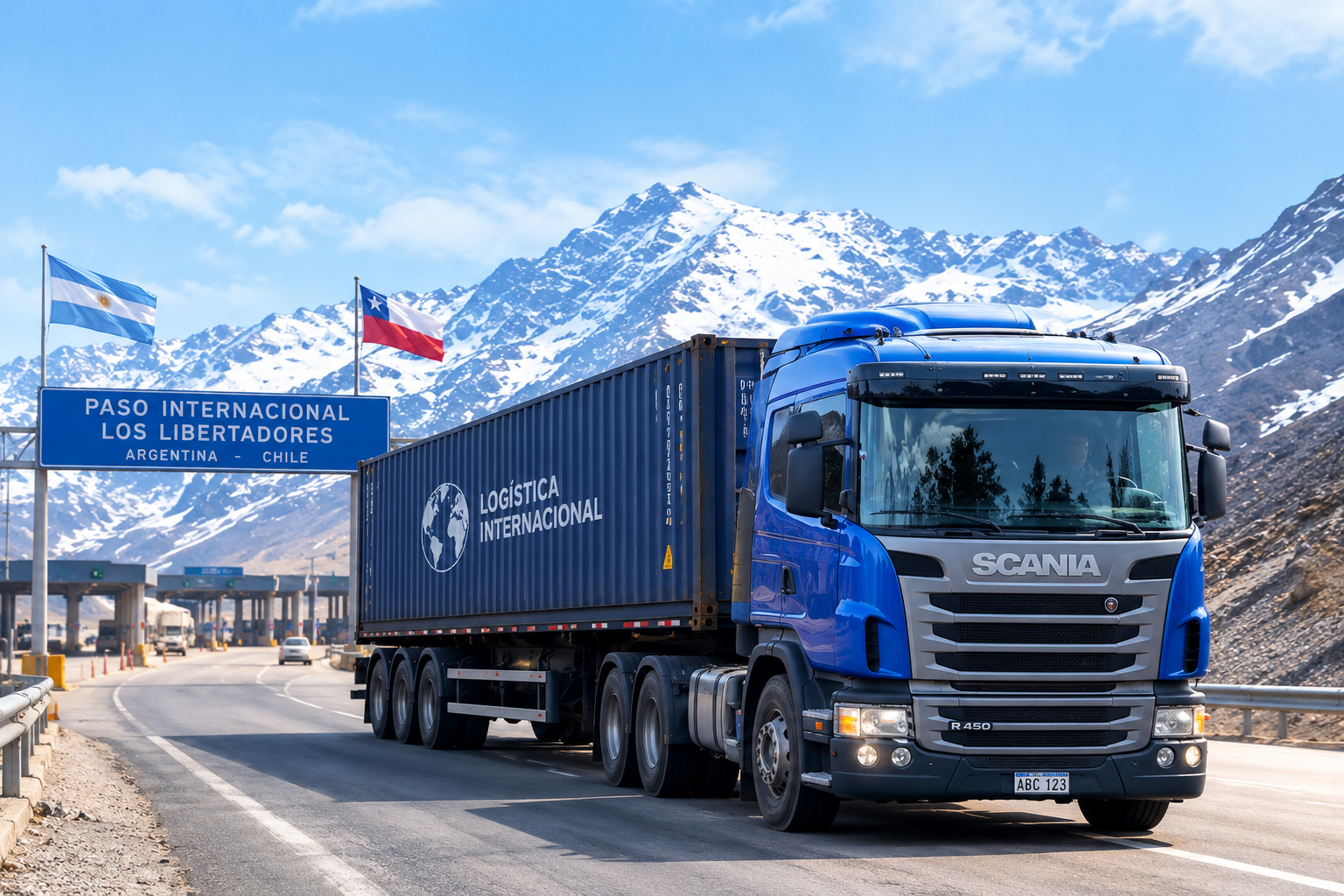 Scania en la cordillera